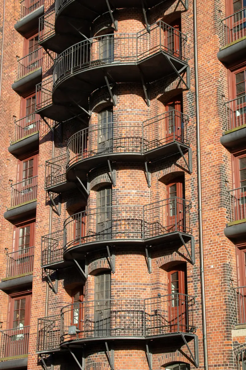 Backsteinfassade in Hamburg